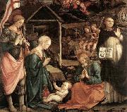Fra Filippo Lippi Adoration of the Child with Saints Spain oil painting artist